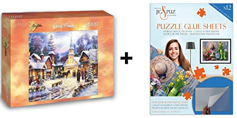 Grafika Puzzle 2000 Teile – Chuck Fink – Faith Runs Deep + Kleber