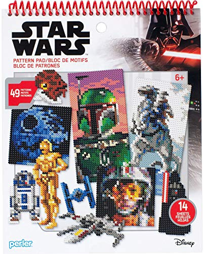 Perler Star Wars Perlenmuster-Pad, Kunststoff, 49 Designs