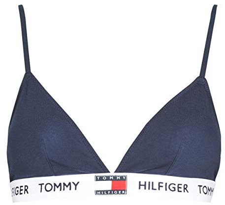 Tommy Hilfiger PADDED TRIANGLE BRA Triangel-BHs Damen, Blau (Navy Blazer), L