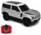 CMJ RC Cars Land Rover Defender Official Licensed Remote Control Car 1:24 with Working LED Lights, Radio Controlled Supercar (Range Rover Silver)