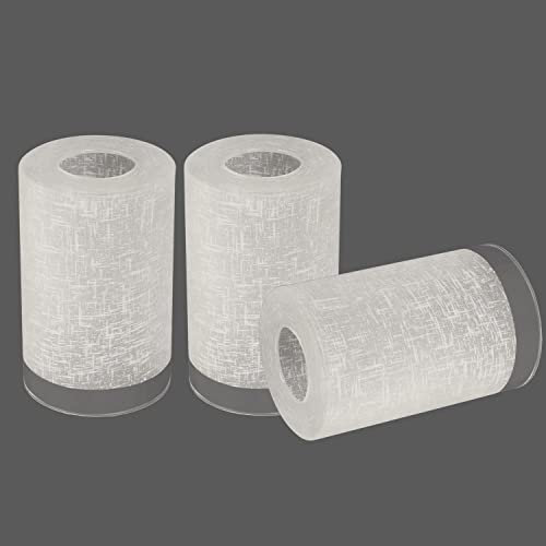 Voguad Lampenschirm aus mattiertem Glas, zylinderförmig, weiß, mit 4,8 cm Fassung, Ersatzkugel oder Abdeckung für Mini-Hängeleuchte, Wandleuchter, Kronleuchter, 3 Stück
