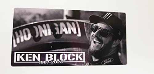 4x Ken Block Aufkleber Digitaldruck Datum Rally Hoonigan Sticker Gesicht