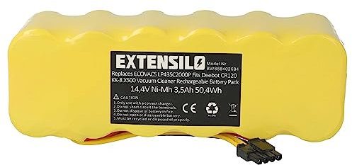 EXTENSILO 1x Batterie Compatible avec Haier SWR-T321, SWR-T322, SWR-T325, SWR-T320 aspirateur (3500mAh, 14,4V, NiMH)