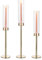 Glasseam Chandeliers en Or, Chandeliers Hurricane Cylindriqueset De 3, Chandeliers Hauts Chics, Chandeliers en Verre pour Centre De Mariage, Chandeliers pour Bougies
