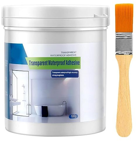 Transparente Impermeable, Recubrimiento Impermeable Transparente, 2023 Nuevo Invisible Waterproof Agent, Sellador Impermeable, Adhesivo Impermeable Transparente Baño (1PC)