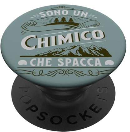 Un Chimico Che Spacca Idee Regalo Ingegnere Chimico Uomo PopSockets PopGrip Intercambiabile