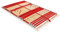 Coemo Lattenrost Ruby 100 x 200 cm 7-Zonen 28 Leisten Kopfteil und Härtegrad verstellbar für Jugendbetten - für alle Matratzenarten | Schlaftypen