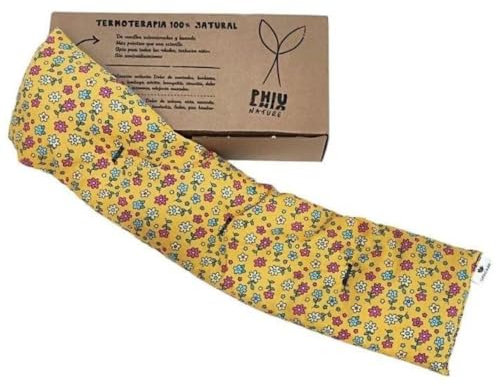 Saco Termico Semillas Microondas. Saco Semillas 57x14cm. Saco Termico Semillas Trigo y Lavanda. Saco Termico Terapeutico. Saquito Termico Semillas para Frio y Calor.