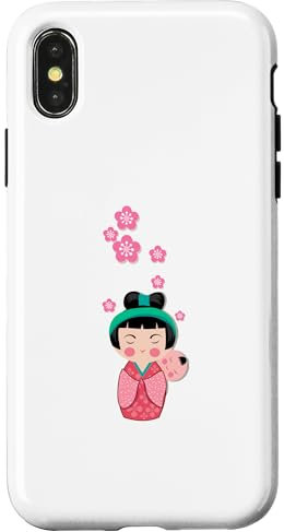 Hülle für iPhone X/XS I love japanische Souvenirs-T-Shirt, niedliches japanisches Denkmal