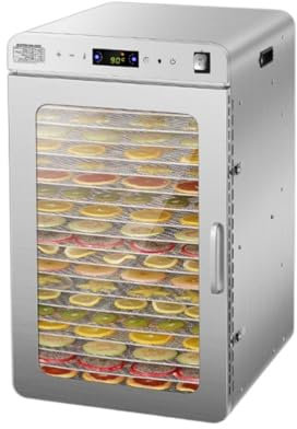 Food Dehydrator, 10-25 Trays Dehydrator with 24 Hour Timer and 86-194℉ Temperature Control and LED Display,for Jerky, Fruits, Herbs, Vegetables, Pet Treats,20-Trays-Dehydrator