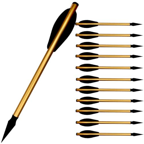 biubiusot 6,3 Zoll Aluminium Armbrust Pfeile Armbrust Bolzen Pfeile Mini Armbrustbolzen Kleine Jagd Pfeile für Schießübungen