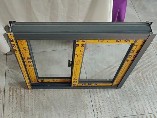 Fenster Window Kellerfenster Schiebefenster Hühnerstallfenster Für Öffnen, Schwarzes Horizontal Verschiebbares Fenster Als Ersatz Für Imbissläden/ Spielhäuser/ Garagen/ Kleine Schlafzimmer/ Lagerhäuse