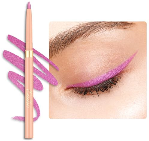 OULAC Lila Rosa Eye Liner & Lipliner Stift 2 IN 1, Wischfester, Waterproof Schwenkbarer Kajalstifte, Langanhaltender Matte Finish, Schnelltrocknung, Hochpigmentierter, Vegan (L09) Lilac Love Pink