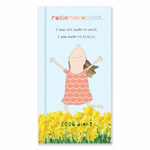 Rosie Made A Thing Slim Diary 2026, General Diaries, Week To View, Gift
