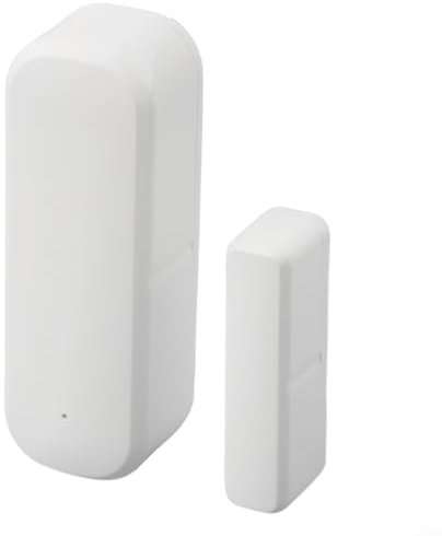 Sensor de puerta inteligente WiFi, interruptor de contacto magnético para seguridad del hogar, asistente de voz, fácil instalación, no requiere concentrador, WiFi de 2.4 GHz (WiFi)