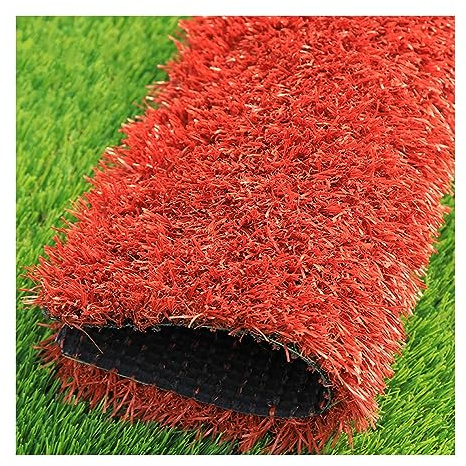 Tapis de gazon artificiel pour jardin extérieur réaliste avec trous de drainage durable Faux gazon rouleaux 100 x 200 cm