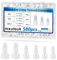 mxuteuk 580Pcs Closed End Crimp Terminal 22-16,16-14,12-10AWG Wire End Caps Nylon Closed End Wire Connectors for Car,Audio,Electrical Equipment