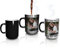 Personalisierbarer Kaffeebecher, Farbwechsel, wärmeempfindliche Tasse, individuell mit jedem Text oder Foto, schön Geschenk für Familie und Freunde, 443 ml