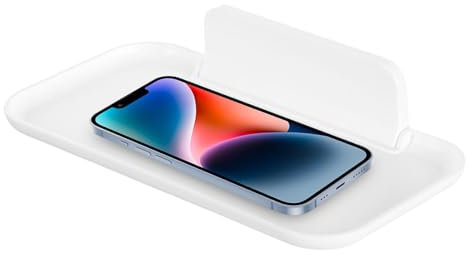 Générique Wandschiene, klappbar, klappbar, 24,9 x 12,7 x 4,72 cm, multifunktional, Wandhalterung, zusammenklappbar, platzsparendes Design, Dusch-Organizer für Bad, Küche und Schlafzimmer