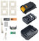 Battery Case Replacement Compatible with DeWalt 5Ah 20V, 18 Volt Battery Cover Replacement for Dewalt DCB201 DCB200 DCB205 Batteries, 3.0Ah- 6.0Ah