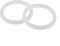 Lot de 2 joints en silicone pour machine à café compatibles avec les modèles 3005E, 3120C, 3101, 3121, 3128 pour une saveur améliorée