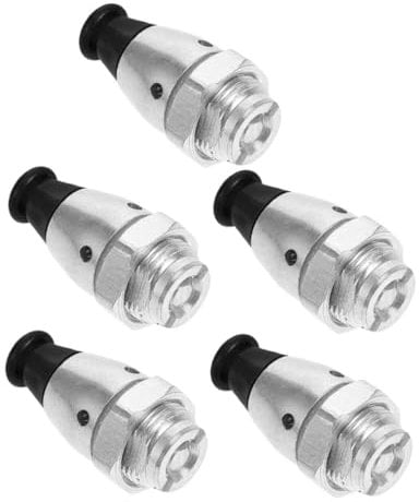 WOONEKY 5Pcs Pressure Cooker Relief Valve Set Sturdy Replacement Parts for Kitchen Pressure Cookers Easy Installation Safety Exhaust Valves Compatible with Hawkins and Other Models