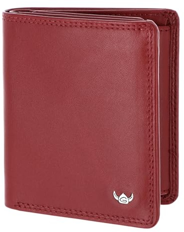 Golden Head Leder Geldbörse Polo RFID Protect Kombischeintasche 1119 Rot dunkelrot