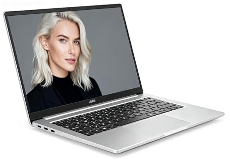 JHHBHV Computer portatile Windows 11 con tastiera tedesca, notebook da 15,6 pollici, 5205U, 4 GB di RAM, 128 GB SSD (512 GB supportato), 5000 mAh, con 1 anno Office 365