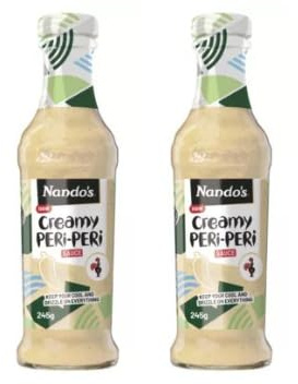 Nando's Creamy Peri-Peri Sauce, 245g, Pack of 2