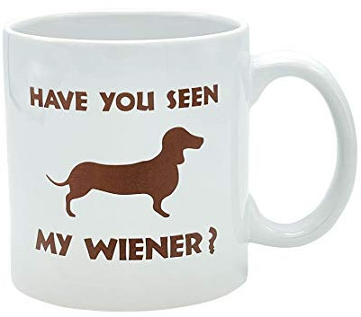 Island Dogs 58054 Giant Mug Have You Seen My Wiener Novelty, Ceramic, White