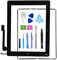 Tefir Noir Ecran de Remplacement pour iPad 4 A1458 A1459 A1460,Assemblage de la vitre Frontale du numériseur pour écran Tactile iPad4 - Inclut Le Bouton Home + Le Support de la caméra