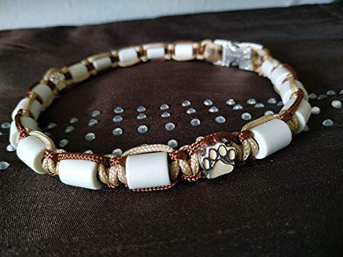 Pfoetchen-Welt Premium EM-Keramik Hundehalsband. Jetzt auch mit Namen. Menge an EM-Keramik wählbar. Infotelefon 017682042883