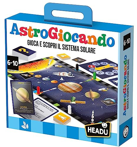 Headu Astrogiocando Gioca E Scopri Il Sistema Solare It23547 Gioco Educativo Per Bambini 6-10 Anni Made In Italy