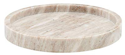 Meraki, Tablett, Beige, h: 3 cm, Dm: 25 cm, Mkma012