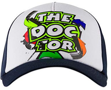 Valentino Rossi Hut Vr46 Classic BB CAP, Weiß, Einheitsgröße EU