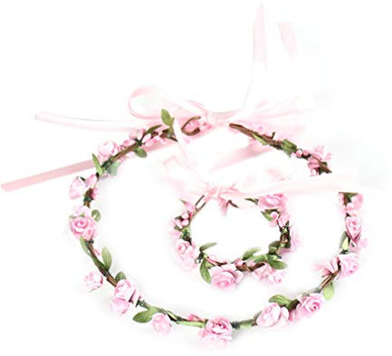 Modisches Party-haar-accessoire Blumen-kopfschmuck Armband Für Cosplay-performance-strandpartys