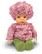 Anne Geddes Baby Puppe Hortensie pink -23cm-