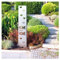 tuning-art EW101-E Gartenstecker Gartenschild Home | Garten Deko | Abkantung | 120cm x 21cm