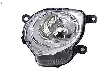 Johns, Fernscheinwerfer passend für Fiat 500 312 10/07-06/15 links + Leuchtmittel