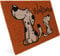 Entrando Fussmatte aus Kokos 40x60 cm - 20 Stillvolle Motiven - für außen, robust, rutschfest - ideal für überdachte Haustür (Hunde & Welcome)