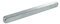 8mm Windows UPVC and Door Handle Spindle Plain Bar 50mm to 150mm Solid Steel Silver Metal Spindles (8mm x 90mm)