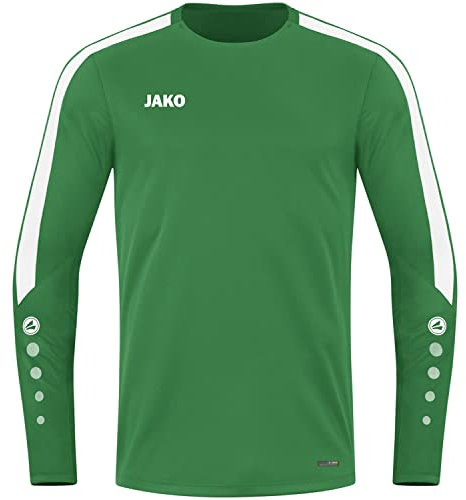 JAKO Kinder Sweatshirt Power, Sportgrün, 128