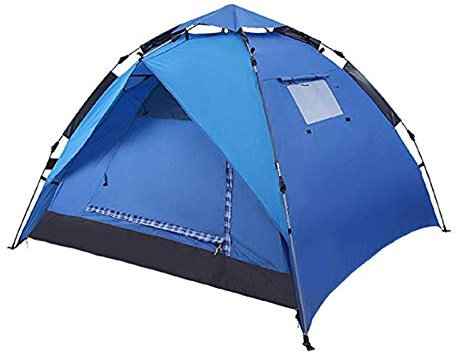 Zelt 3 Personen Campingzelt 2 Jahreszeiten Aluminium Quick Up 2-in-1 Langlebig Wasserdicht Leicht Outdoor mit Zwei Türmarkisen Outdoor
