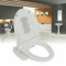 Bidet Sitz Smart Dusch, 220V Elektrischer Smart WC Dusch WC Sitz Beheizte Toilette, 32℃-48℃ Temperaturkontrolle Automatische Reinigung, Antibakteriell Multifunktiona