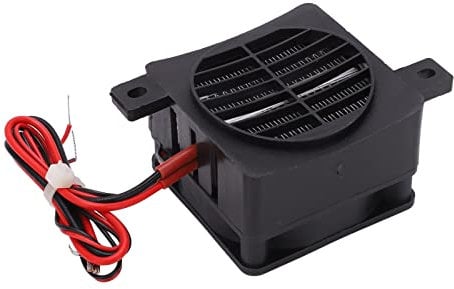 12V-Lufterhitzer, DC12V 50W Konstanttemperaturheizung, Isolierter -PTC-Keramik-Heizlüfter für Kleine Räume Im Auto, Schnelles und Effizientes Heizen