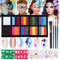Janolia Pintacaras Infantil, 26 Colores Pinturas Cara para Niños con 4 Pinceles, Pintura Cara Niños Hipoalergenica, Pintura de Cara Para Niños, Maquillaje Infantil Face Paint Halloween Fiesta Carnaval