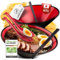 LunchHero® Ramen Schüssel Set - Ramen Bowl Schüssel 900ml aus Melamin - Ramen Set Geschirr mit großer Suppenschüssel - Japanisches Geschirr Set - Ramen Schale Set mit Rezepte eBook - 2er Set