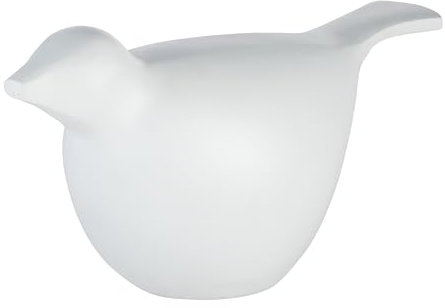 EGLO LIVING Osterdeko Huhn Marovato, Hühner Deko Figur Ostern, Frühlingsdeko minimalistisch, Tischdeko Frühling, Osterfigur aus Aluminium in Weiß, 24 x 12,5 cm