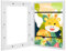 A4 Bilderrahmen Kinderzeichnungen,kinder kunst bilderrahmen zum öffnen, A4 aufklappbar Frontöffnung Bilderrahmen Kinderbilder,Befüllbarer Wechseln Kunstfotorahmen für Kinderzeichnungen (weiß, 1pc)