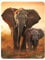 3D LiveLife Magnet - Sunset Stroll from Deluxebase. Lenticular 3D Safari Fridge Magnet. Magnetic decor for kids and adults with artwork licensed from renowned artist, David Penfound